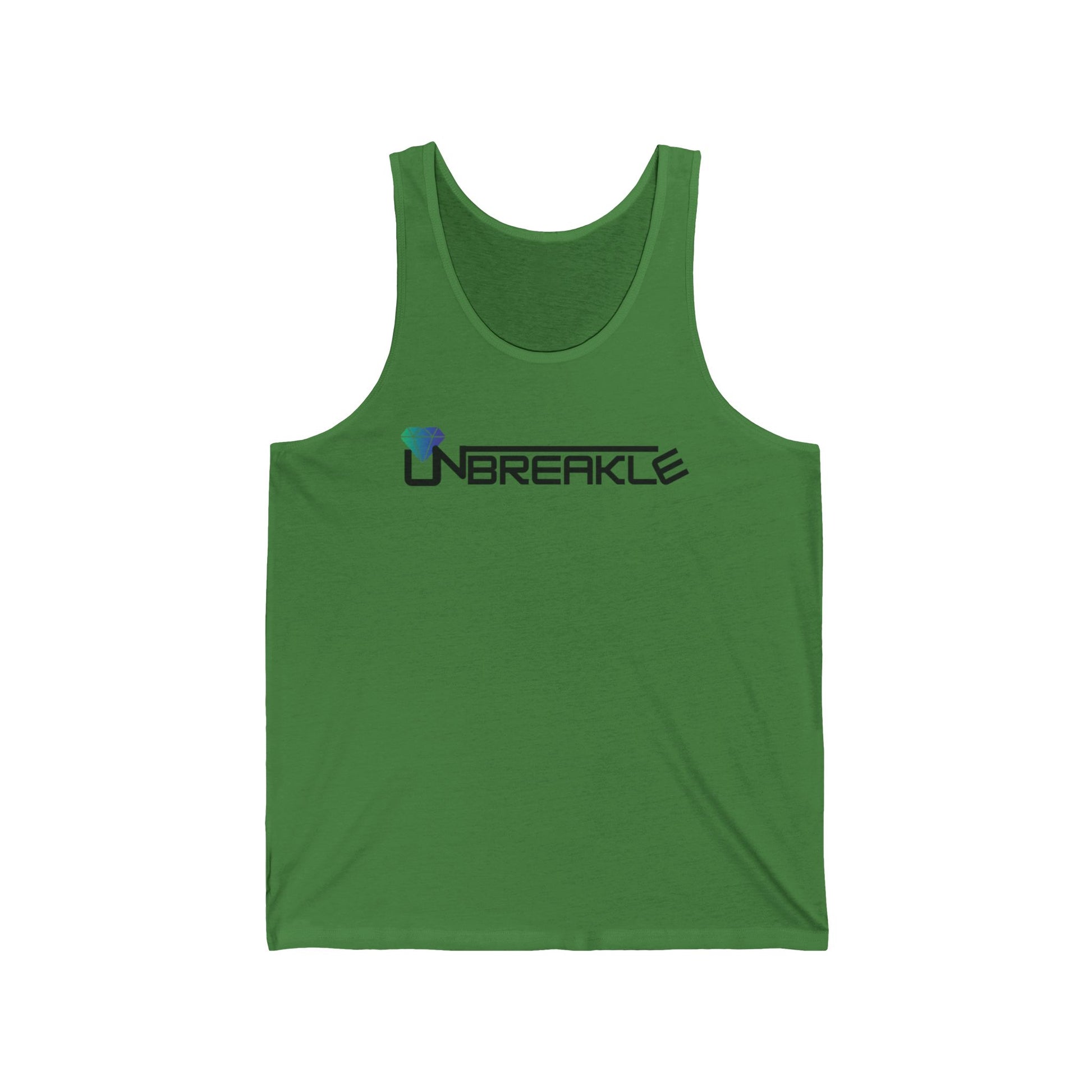 Unisex Jersey Tank Top - Perfect for Gym, Sports, Beach Days, Summer Outings, and as a Unique Gift - 'Unbreakle' Design