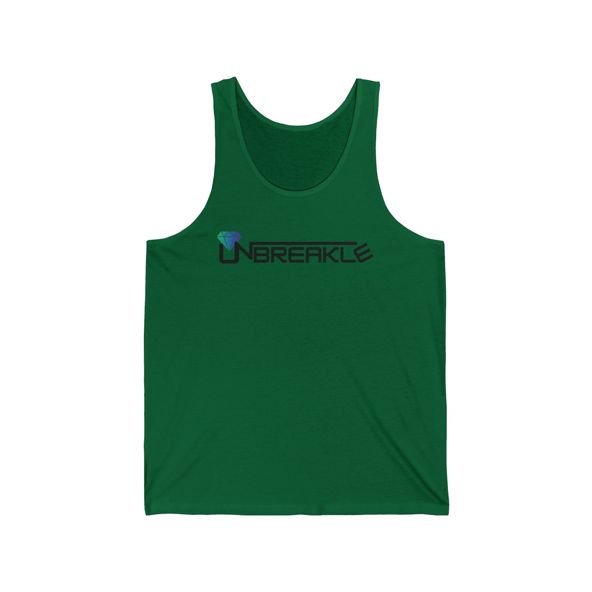 Unisex Jersey Tank Top - Perfect for Gym, Sports, Beach Days, Summer Outings, and as a Unique Gift - 'Unbreakle' Design